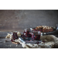 6 bocaux en verre Weck® Droit 370 ml - couvercles en verre et joints inclus (clips non inclus) - WN000005_1