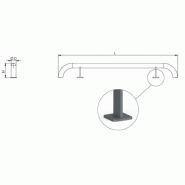 Chasse roues 2 courbes Ø 60,3 mm sur platines_1