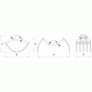 Fourche hydraulique pour usages agricoles serie flo - 10 idrobenne_1