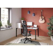 Bureaux design modulables - Flex office et open space - Gamme Paris avec plateaux en bois mélaminé_1