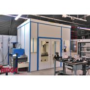 Cloison d'atelier modulaire PRIMA - gamme mélaminé, amovible et économique_1