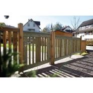 Clôture haute en bois - modele bari_1