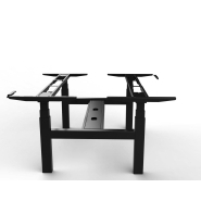 Piètement motorisé DUODESK - pour open space ou bureaux partagés - hauteur réglable 65 à 130 cm - 4 moteurs_1
