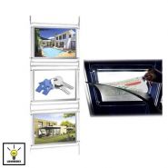 Porte-affiche lumineux led a3 portrait-vertical simple face - réf.091253m