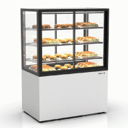 Vitrine chauffante INTEGRA chaleur sèche sur base - 1000 mm - 4 niveaux - H1400 mm - IN100/80-140C | Sayl Barcelona - Accès avant et arrière, 1400_1
