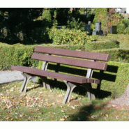 Banc CLASSICO plastique recyclé et fonte_1