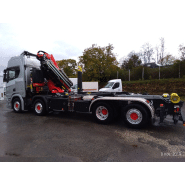 Grue de plus de 41 t/m pour porteur, tracteur, remorque - Fassi - rotation continue et radiocommande_1