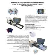Machine à déposer des hologrammes pour sécuriser vos documents papiers et cartes plastique - MK2B SENTRY_1