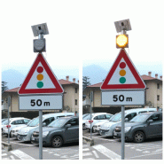 Renfort lumineux pour panneau police_1