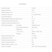 ZLP1000 2.2KW 2.5m x 3 - Nacelle suspendue avec serrure de sécurité 30KN - Charge nominale 1000kg_1