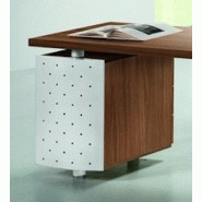 Bureau d'angle X time Stop avec retour - Quadrifoglio. - 160, Orme, 3 tiroirs_1