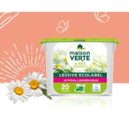 Capsules fraîcheur d’été - lessive Maison Verte - ultra-concentrée avec huiles essentielles (0.7 à 10.9 mg)_1