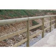 Clôture de carrière - Horse Stop Confiance, 3 lices, 1m20 - Réf. C6180-3, en pin sylvestre traité autoclave classe IV_1