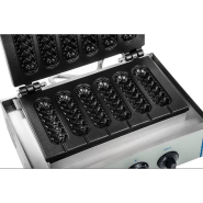 Gaufrier épi professionnel électrique à 6 bâtonnets (gaufrier sucette)_1