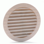 Grille d'aération ABS naturel - Diamètre 19 cm - Réglable et anti-insectes_1