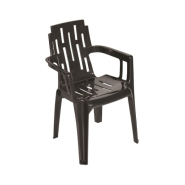 Mambo - Fauteuil en résine - Stamp - design ajouré, empilable, usage extérieur_1