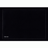 Table de réunion rectangulaire série X10 finition hébénisterie - Officity - 560, Orme gris, Cuir noir_1