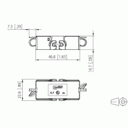 BTR Connecteur de câbles classe Ea C6a-180° 10GB_1