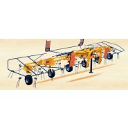 HTS Faneuses rotatives - Abimac - modèles HTS 500/6, HTS 600/7, HTS 720/6, HTS 840/7 - largeur de travail 500-840 m_1