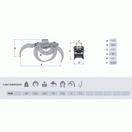Grappin forestier TG22 - ouverture 1,29 m - poids 98 kg - pour grues jusqu'à 3 tonne-mètre_1
