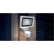 Projecteur LED solaire - Tibelec - 7,5W - détecteur IFR - panneau solaire orientable - 345860_1