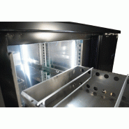Arrière bar réfrigérée noir 6 tiroirs l2002mm 7450.0323 COMBISTEEL_1