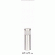 Borne lumineuse d'éclairage public KARIN 600 LED - 21 W - aluminium anodisé - 600 mm - IP65 - 5000K/3500K_1