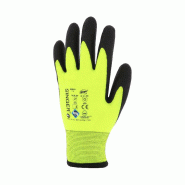 Gants de protection Ninja Ice Jaune vif - Taille 8 - Déperlants et chauds jusqu'à -50°C_1