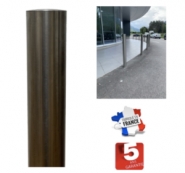 Quille / borne inox anti-bélier à sceller - protection des espaces piétons - acier inoxydable 304L Polygrain 220_1