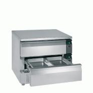 Soubassement réfrigéré UD2-2  Uni-Tiroir GN2/1 pces Inox TEFCOLD_1