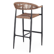 Tabouret de bar Jandia anthracite SA26/naturel 53 x 56 x 105 cm -par 4_1