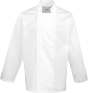 Veste de cuisine manches longues - Réf: PR657 - Premier - Polyester/Coton - Boutons résine - Lavage industriel 85°C - Mixte_1