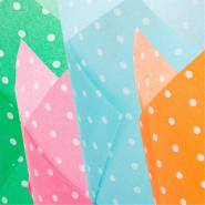 Caissette muffin papier Polka à pois 17,5x17,5cm - par 900_1
