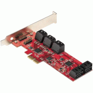 Carte PCI Express SATA 10 ports - Carte Contrôleur PCIe SATA - 6Gbps - ASM1166 Non-Raid - Convertiss_1