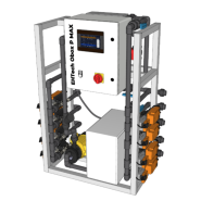 Récupérateur de chaleur sur eaux usées, conçu pour le renouvellement des eaux de bassin - 1135 x 710 x 385 mm - Evolsys - Obox P / P Max_1