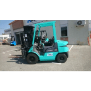 Chariot frontal diesel d'occasion Mitsubishi FD25N - 2.5 t - 2150 kg - Hauteur de levage 4700 mm - Année 2017_1