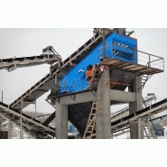 Crible vibrant de 2 à 4 étage de 250 tonne/ heure_1