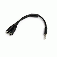 StarTech Adaptateur pour casque avec prises pour écouteur et_1
