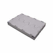 Bac pliant industriel avec couvercle crocodile_1