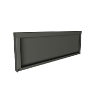 Base métal - 1159x200mm - gris anthracite_1