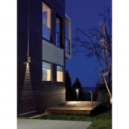 Bollard Stick IP54 LED COB AC 8.6W 3000K - Anthracite - Éclairage Extérieur - Marque Cristher_1