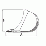 Godet avec dents - option attache rapide - attec_1