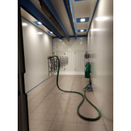 Cabine de métallisation monobloc standard ou sur mesure, avec panneaux lisses et éclairage led performant - MCI_1