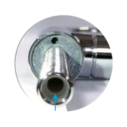 Robinet 1 voie chromé Extra Bas Metal Free - EXS bas - MF - Cartouche céramique - Certifié NSF_1