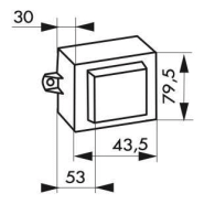 Transformateur 220 V - 12 V pour gâche - Réversible - Marque THIRARD_1