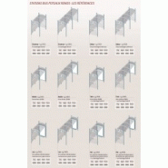 Abri bus Var - structure en acier, bardage en verre sécurit, avec banquette et caisson lumineux - 500 cm_1