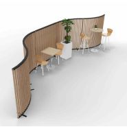 Ganivel - Cloisonnette ajourée en acier avec finition époxy - Fabrication française et recyclable_1