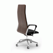 Fauteuil de direction Exclusive en cuir Directa - Offisit. - cuir chocolat_1