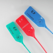 Scellé PP à tige crantée ronde   - Longueur 250 mm - Tige Ø3.8 mm - Bleu_1