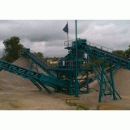 Crible fixe Terex Washing System 125R - 2 ou 3 étages avec moteur électrique_1